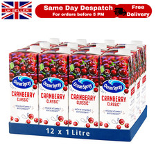 Ocean Spray Classic Cranberry Juice Drink 1L - Pack of 12