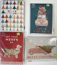 Diamond Dotz Christmas Greeting Card Kit Dog Trees Car Truck ~ YOU Choose!