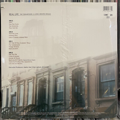 洋楽 Real Live The Turnaround 2LP REAL LIVE - THE TURNAROUND (VINYL 2LP) 1996!!! RARE!!! K-DEF + WU