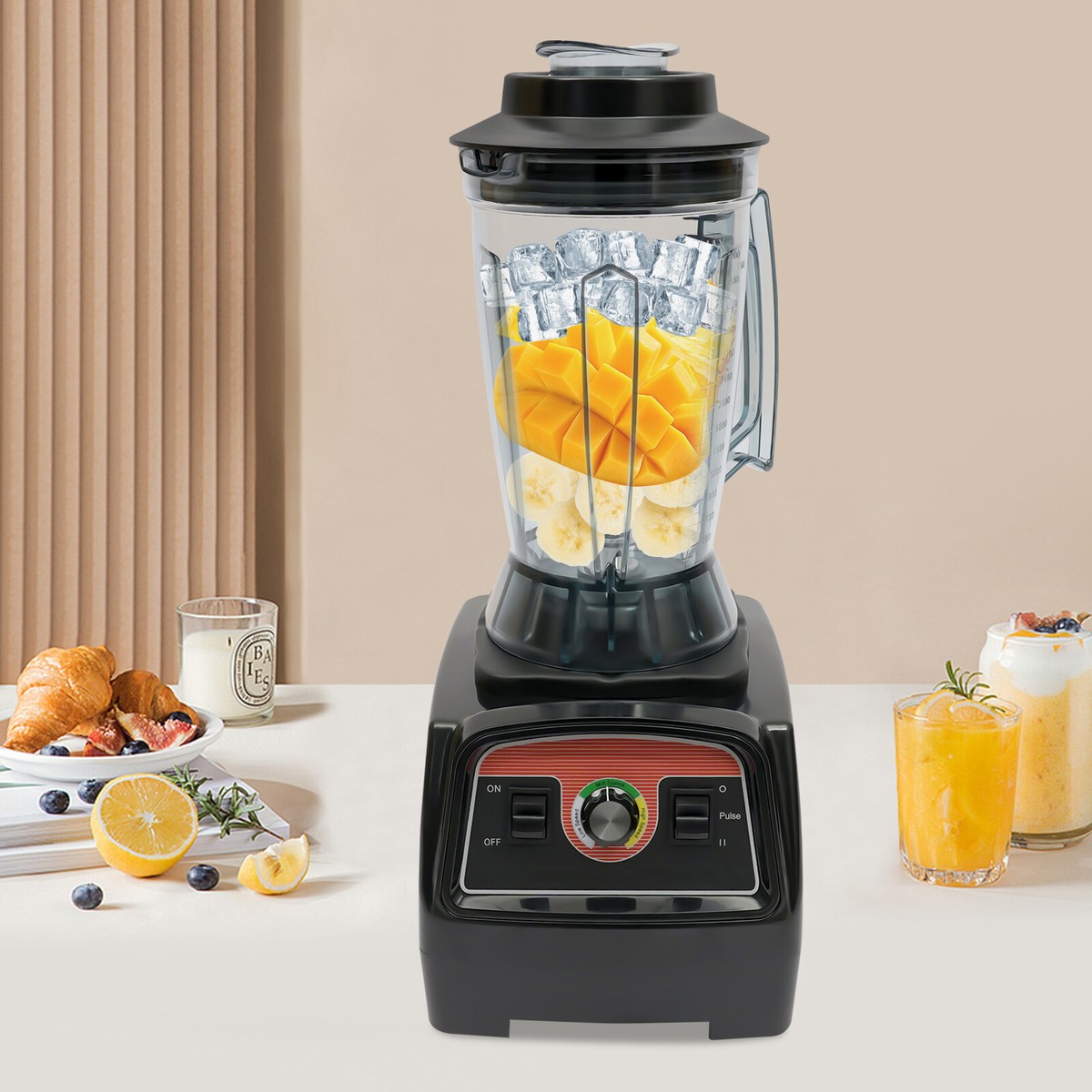 2800W Heavy Duty Commercial Blender Mixer Power Juicer Food