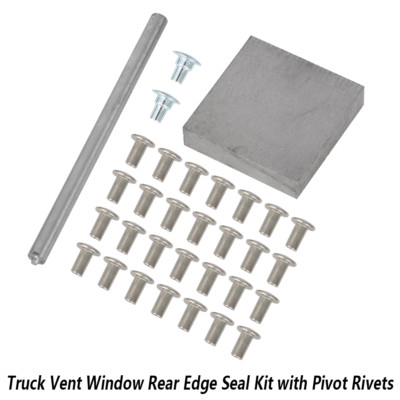 Truck Vent Window Rear Edge Seal Kit Pivot Rivets For Chevy Chevrolet ...