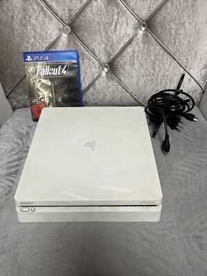 playstation 4 weiß 500gb plus (ps4 spiel ) alle kabeln dabei 