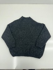 Grey Knit Pullover Sweater Womens Size Medium