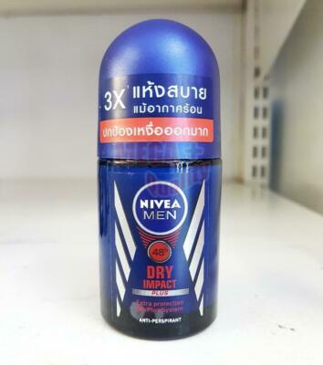 25ml. Nivea For Men Roll-on DRY IMPACT Plus Deodorant 48h Anti