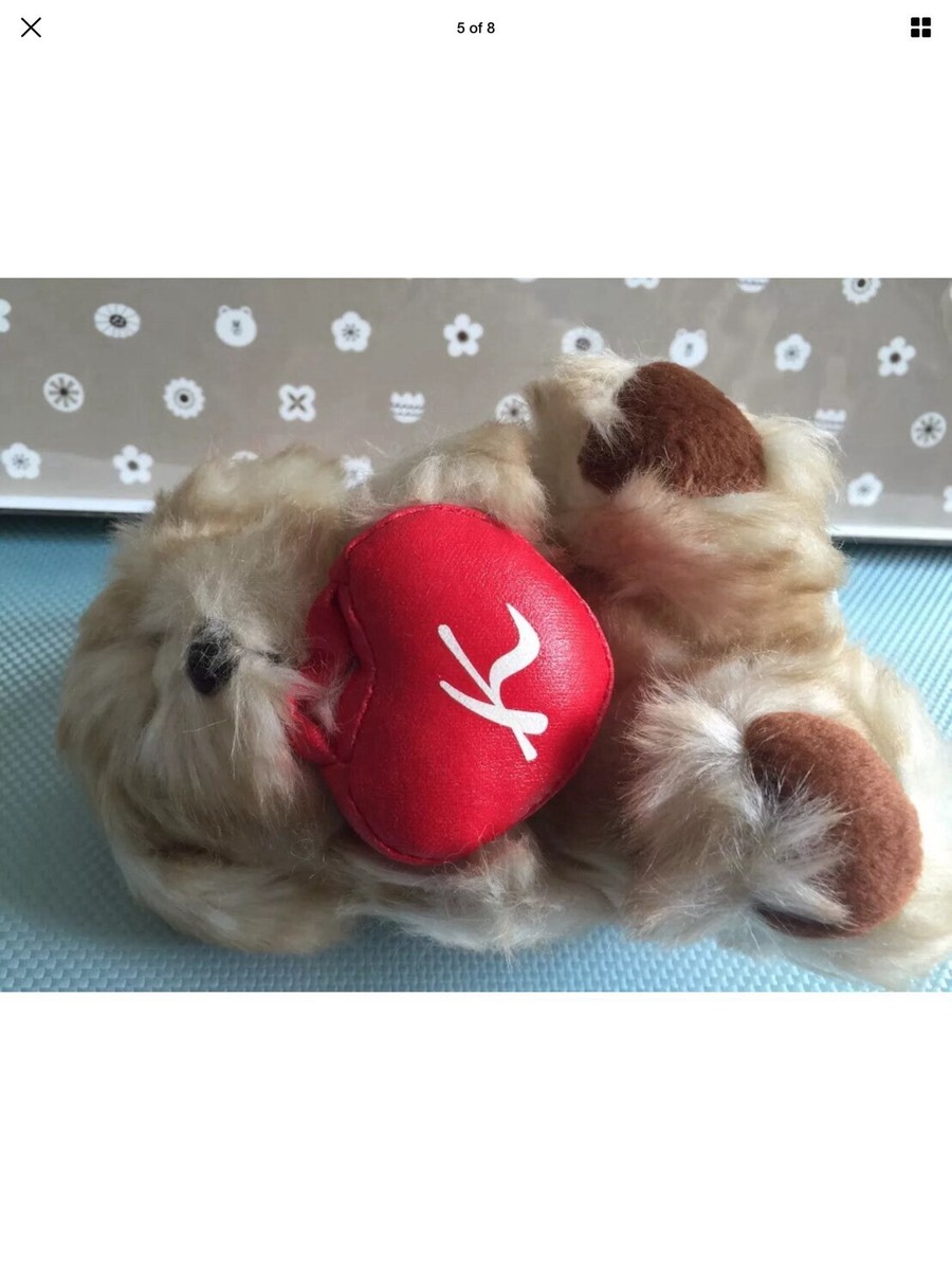 新品 kitamura ty BEANIE BABIES SENNA センナ君 Ty Beanie Baby SENNA-KUN Dog Brown Paws Kitamura Japan