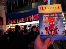 Some Like It Hot Playbill Musical  christian borle BROADWAY