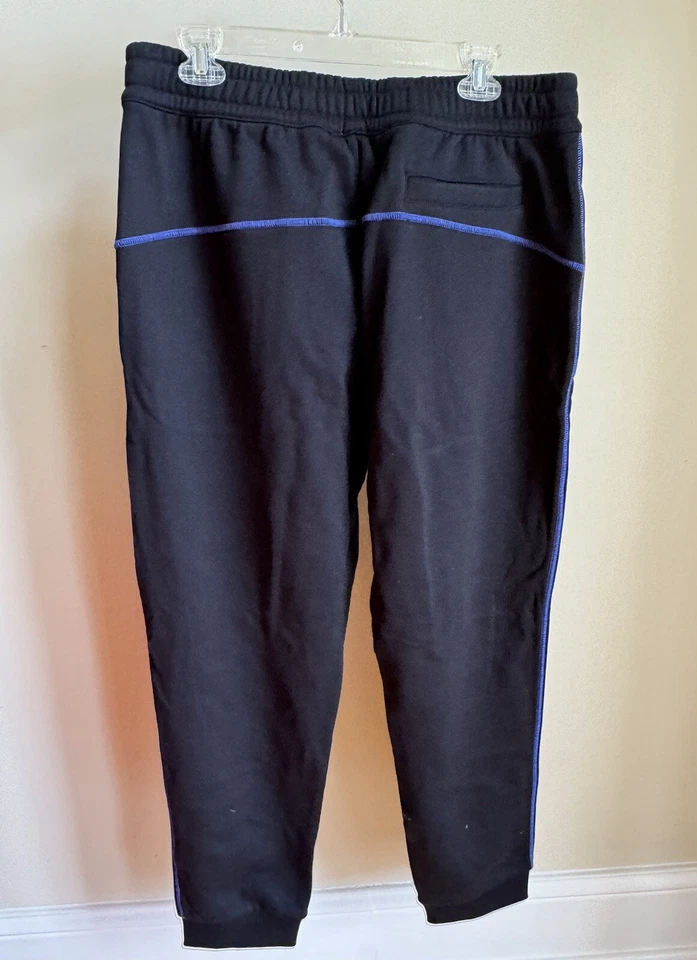 Pantalones deportivos Burberry Rye para hombre talla grande negros/azules Foto 2 de 4