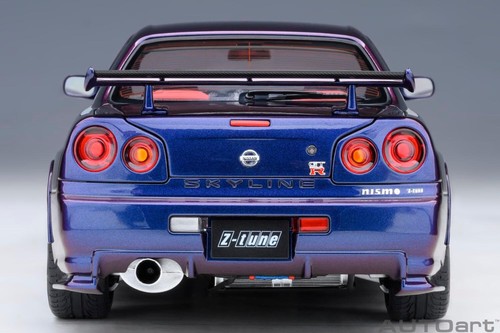 AUTOart 1/18 NISSAN SKYLINE NISMO R34 GT-R Z-tune Midnight Purple III 77464 - Bild 11 von 21