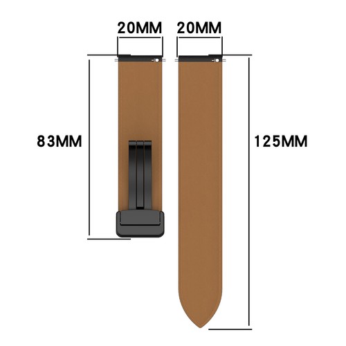 Correa de reloj de cuero con correa de pulsera para Garmin Venu/Venu 2/Venu2 Plus/Venu Sq - Imagen 4 de 22