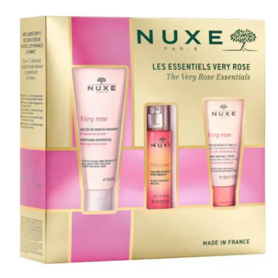 Nuxe Very Rose Essentials Kit Skincare Gift Box Mit 3 Produkte