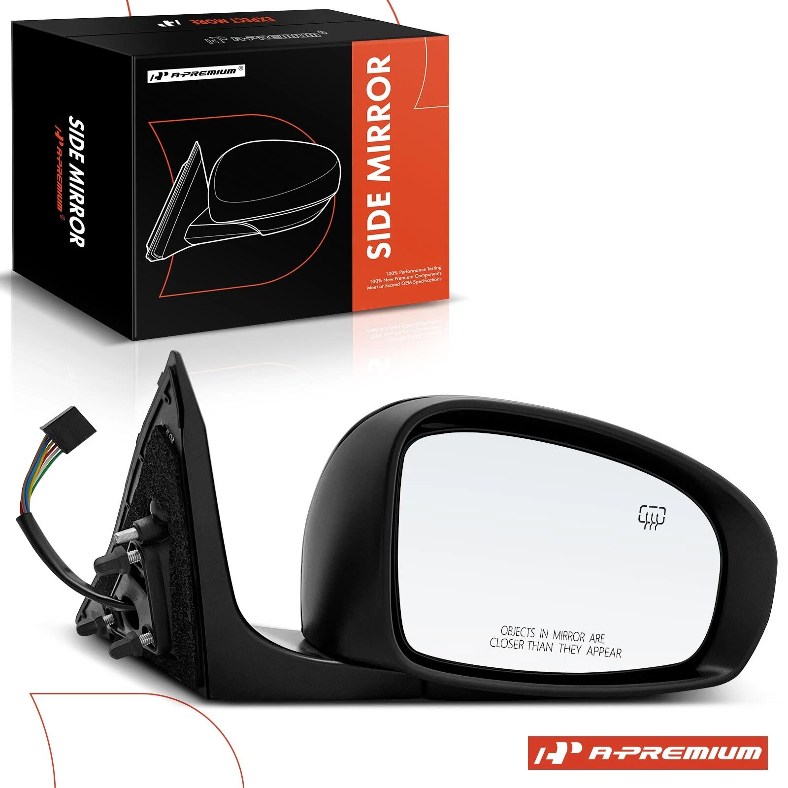 A-Premium Passenger Power Mirror with Manual Fold Signal for Toyota Avalon 11-12