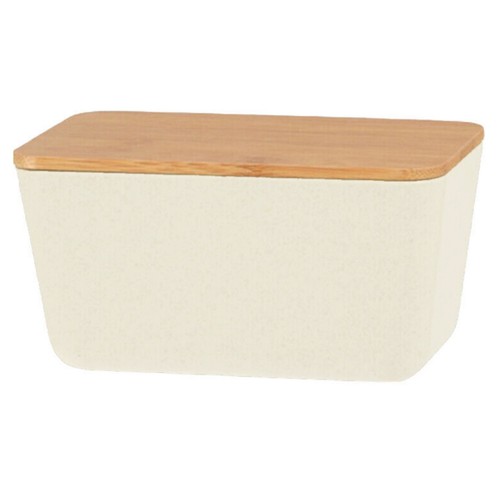 Butterdose mit Holzdeckel klein Butteraufbewahrung Kunststoffbehälter Frühstück - Bild 19 von 22
