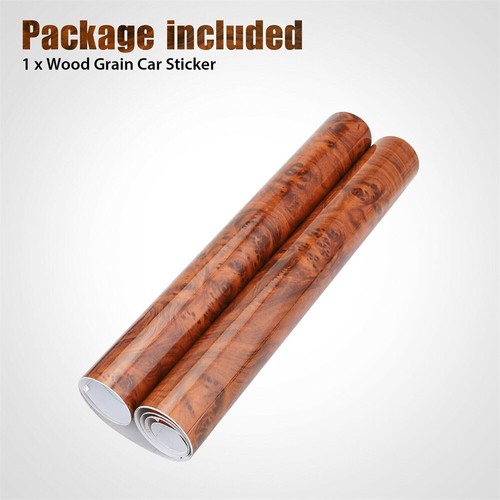 Auto Innenraum Holz Maserung Sticker Texturiert Vinyl Aufkleber Wrap 30*100CM - Picture 4 of 12