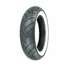 150/80-16 (71H) Shinko 777 H.D. Front Motorcycle Tire White Wall