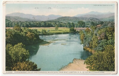 Pemigewasset Valley and Franconia Mountains-from West Campton, NH-posted