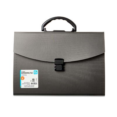 New 26 Pocket Expanding File Folder Legal Size, Black, 1 Count Free shipping