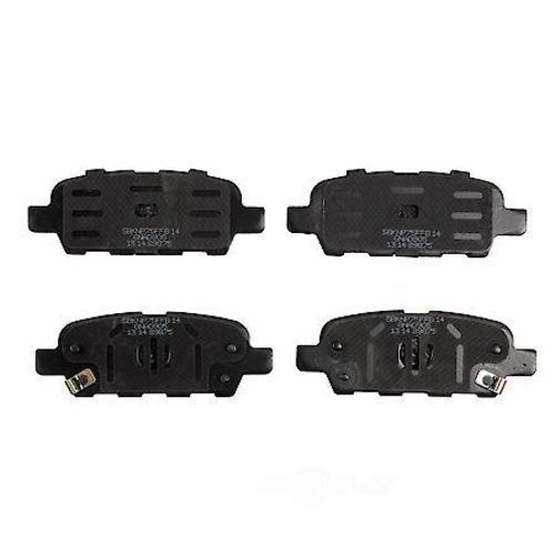 Disc Brake Pad SetPremium Gold Ceramic Rear Brake Pads CARQUEST