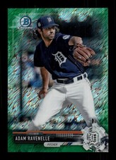 2017 BOWMAN CHROME ADAM RAVENELLE GREEN REFRACTOR /99 TIGERS