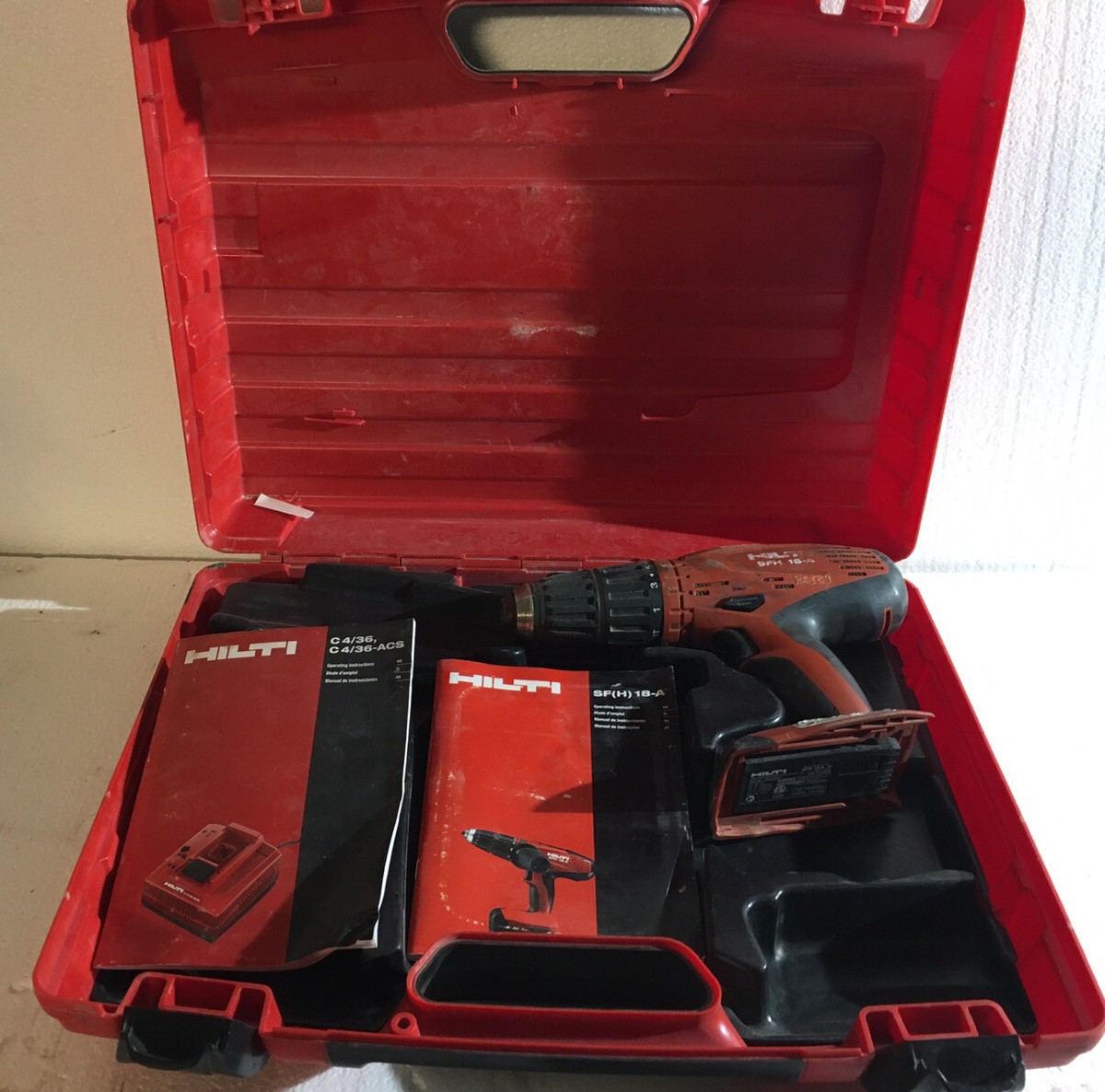 Hilti 18 Volt Hammer Drill Hilti CORDLESS COMBIHAMMER TE 30-A36