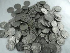 $2 Buffalo Nickel Roll NO DATE 40 Coins Circulated Vintage P D & S US Mixed Lot