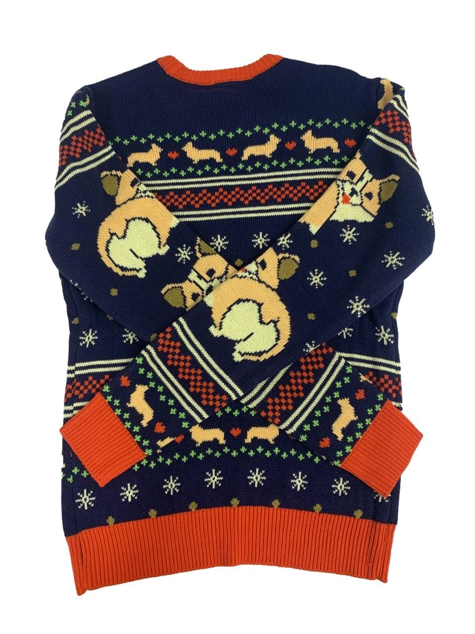 Geeknet Corgi Dog Holiday Ugly Sweater