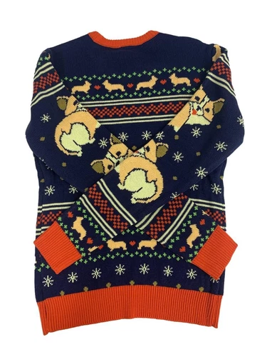 Geeknet Corgi Dog Holiday Ugly Sweater