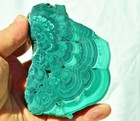 Beautiful Polished Malachite Slice Congo Natural Crystals 109mm 4.3" 4216 dxx — photo 9