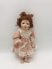 Vintage Porcelain dolls Collectible 1990 - 16 In  Used   P10
