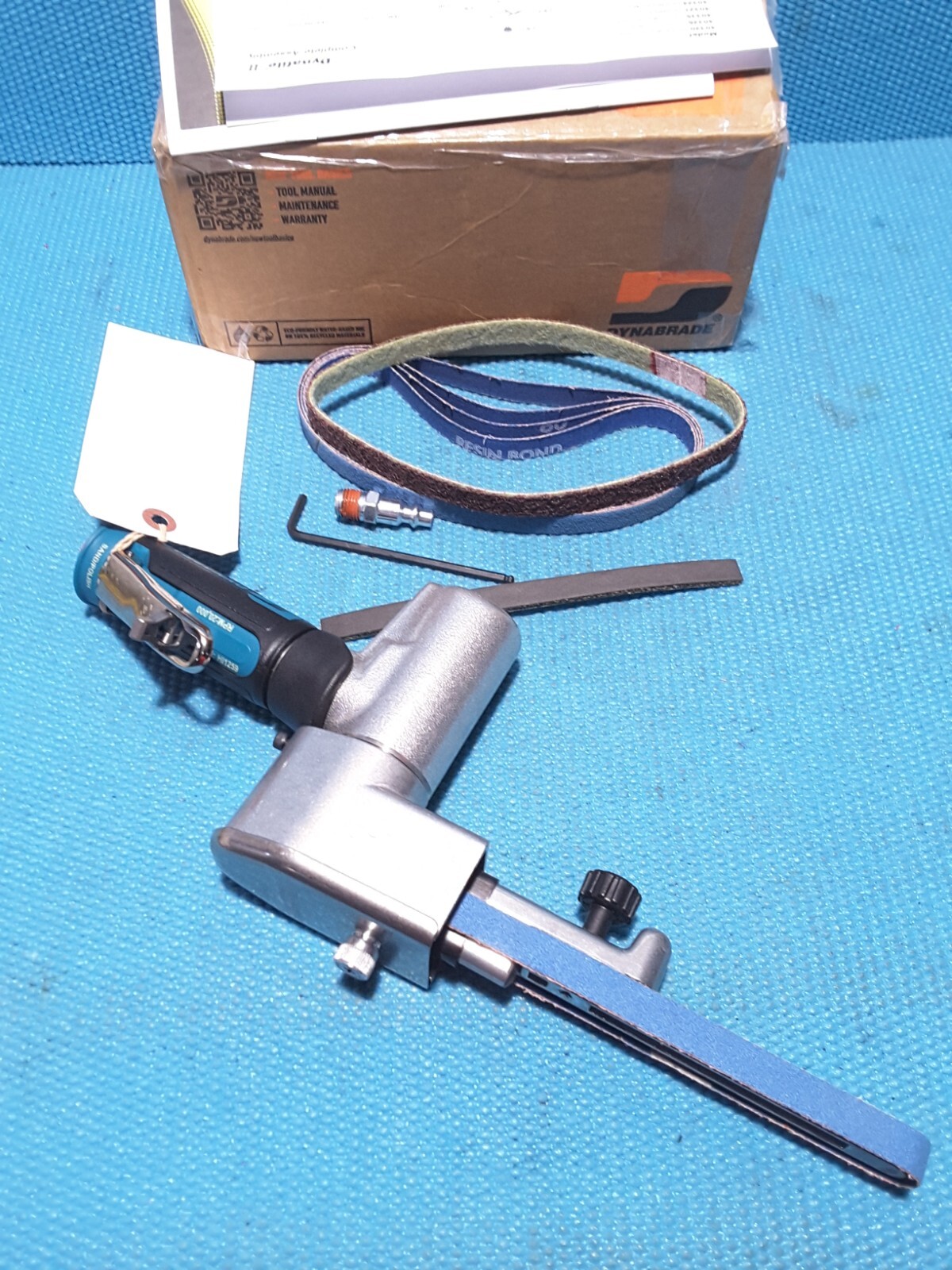 DYNABRADE 40335 DYNAFILE, BELT SANDER 1/4 x 18 Inch, 20,000 RPM eBay