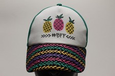  BFF - PINEAPPLES - YOUTH SIZE - ADJUSTABLE BALL CAP HAT 