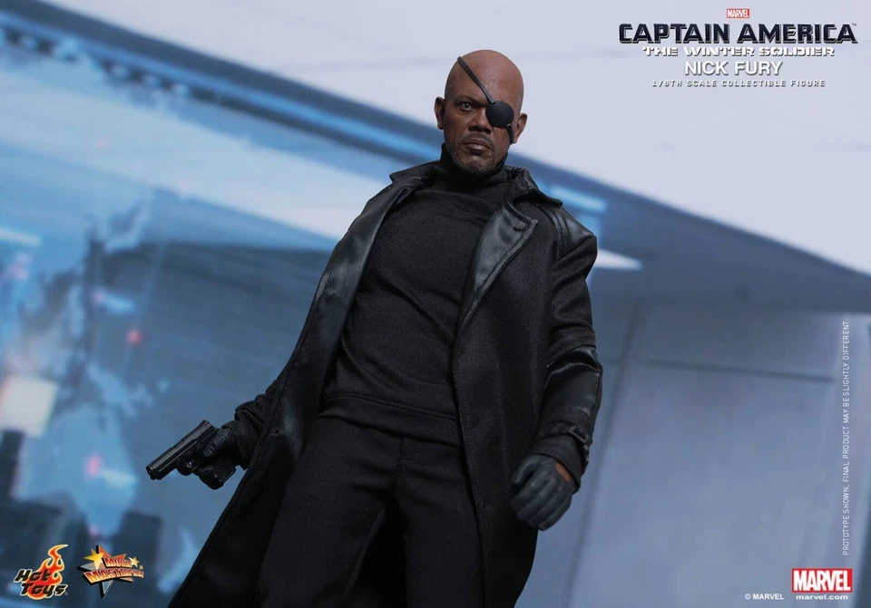 Figura 1/6 Hot Toys MMS315 Capitán América: El Soldado de Invierno Nick Fury Foto 3 de 4