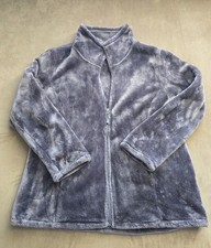 32 Degrees Heat Ladies Soft, Warm Zip Up Fleece - Gray - Size: 2XL