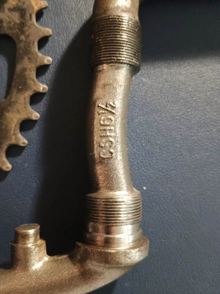 80s BMX One Piece Crank And Sproket - Image 3 of 4