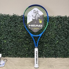 HEAD Ti. Conquest Tennis Racket - Pre-Strung Head Light Balance 27 4.5, Blue