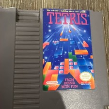 Nintendo NES USA- Tetris 1985- The Relentless Building Block Video Puzzle Game