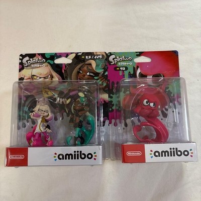 Nintendo amiibo Splatoon Tentacles Set & Octopus Neu Ungeöffnet Bundle