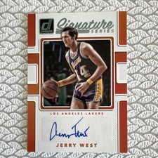 Panini 2017-18 Donruss Signature Series Jerry West #SS-JWS Auto Lakers