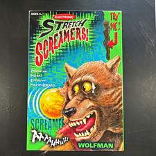 Quest Electronic Stretch Screamers Wolfman Figure Toy 1993 MPN 01006