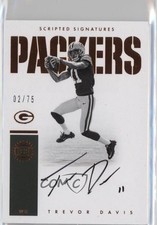 2016 Panini Encased Scripted Signatures 2/75 Trevor Davis #SS-TDV Auto 8p8