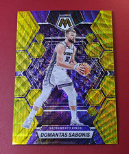 2022-23 Panini Mosaic Gold Prizm Domantas Sabonis #65 03/10 Kings