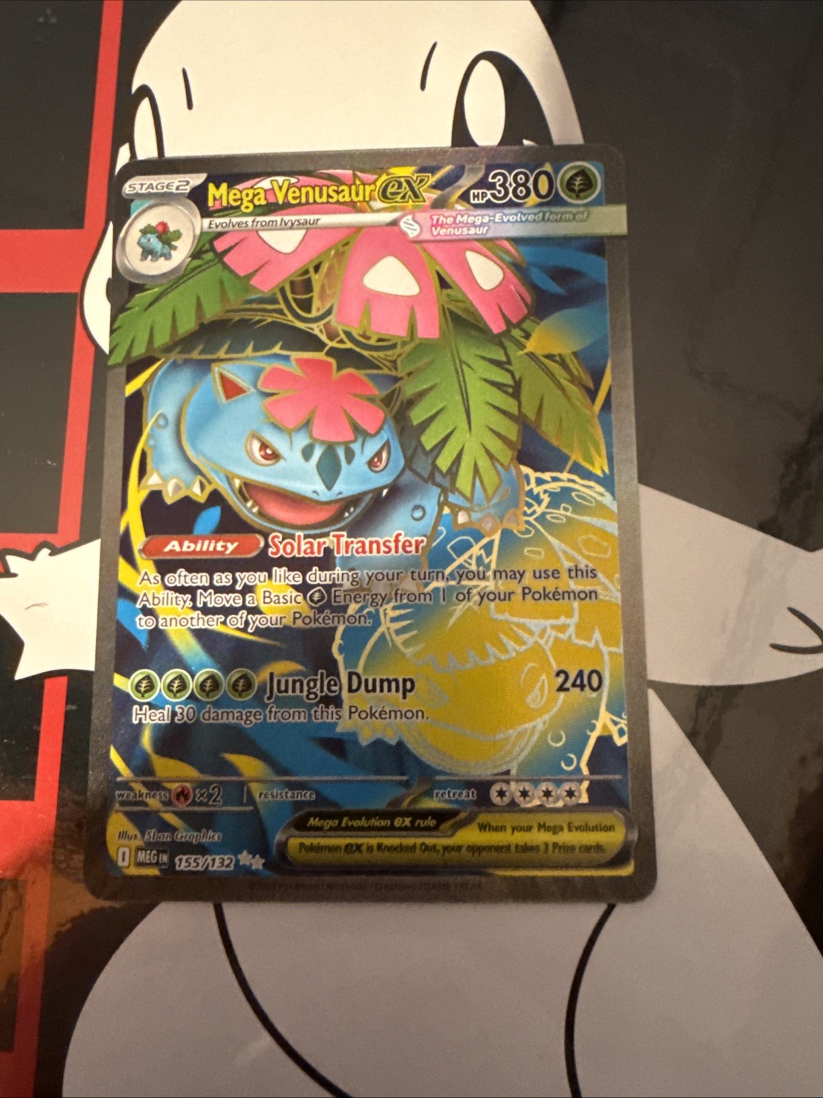Mega Venusaur ex 155/132 Me01: Mega Evolution Holo