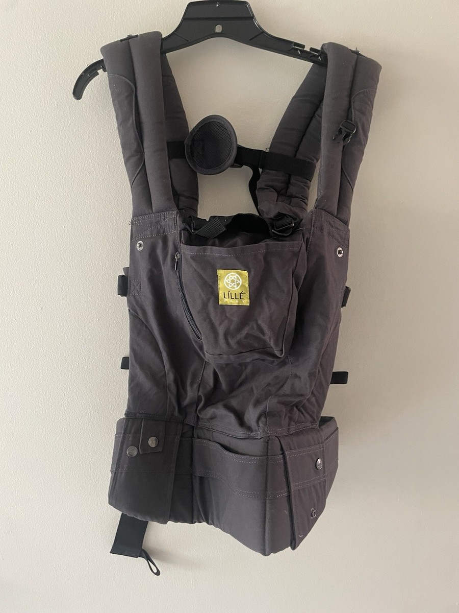 LiLLEbaby Complete Airflow Ergonomic Baby Carrier 7-45 Pounds Black Mesh