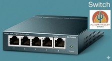 TP-LINK Technologies 5-Port Gigabit Desktop Ethernet Desktop Switch TL-SG105E 