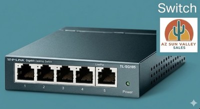 TP-LINK Technologies 5-Port Gigabit Desktop Ethernet Desktop Switch (TL-SG105E)