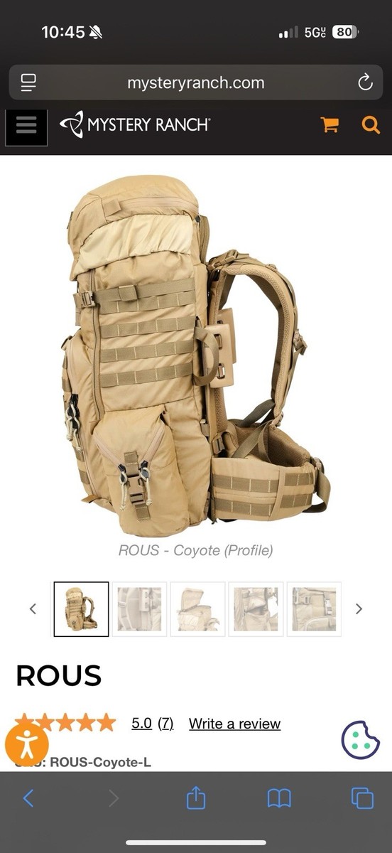 【最高位モデル】MYSTERY RANCH ROUS COYOTE Mystery Ranch ROUS, Coyote | Military rucksacks | Varuste