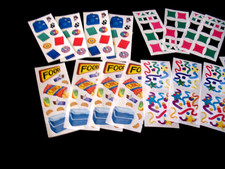 Creative Memories Lot Stickers, 22 studio -Sports, Backpacks, Celebrate, Food