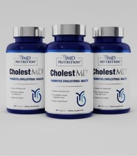 3 Pk 1MD Nutrition CholestMD Promotes Cholesterol Health 60 Caps Exp. 12/2027