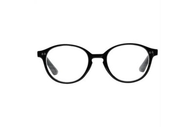 Schwarze ovale Lesebrille Unisex Lesebrille +1,00 bis +3,50 günstig