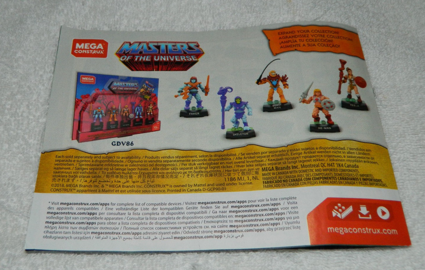 MEGA Construx Masters Of The Universe Wind Raider Attack GCP90