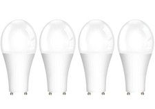 GU24 9W LED Light Bulbs 1100 Lumens 4000K Cool White GU24 Base 4 Pack LED